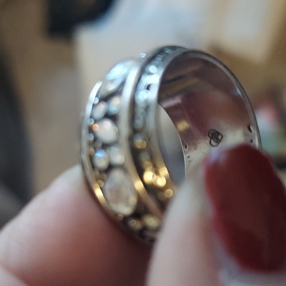 BRIGHTON Elegant Silver Women's Band Ring - Picture 9 of 9